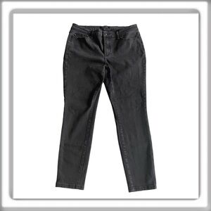 Judy Blue Women's Washed Black Straight Leg Jeans